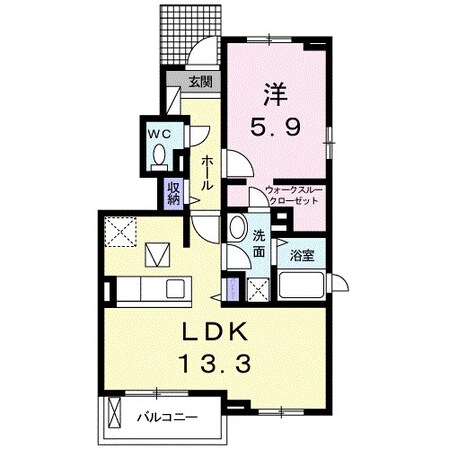 クオーレ　Ⅱの物件間取画像